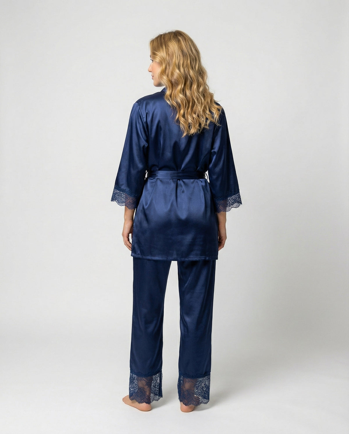 Women's Blue Two Piece Set