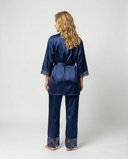 Women's Blue Two Piece Set