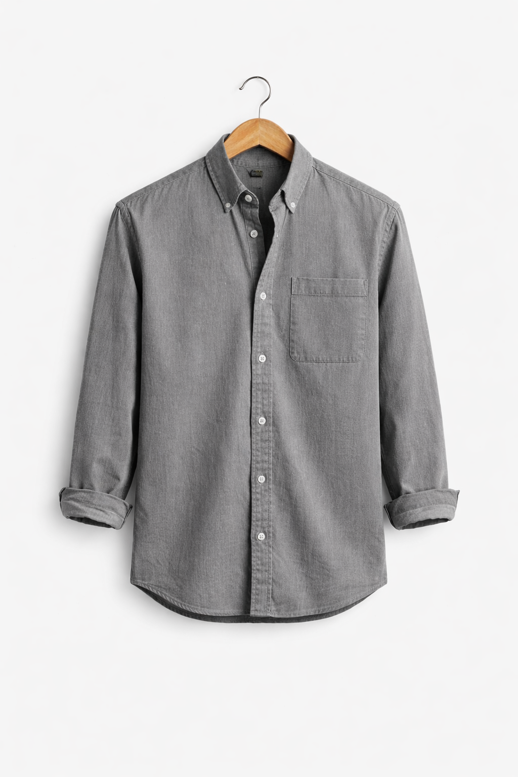 Men's Relaxed Fit Shirt in Grey