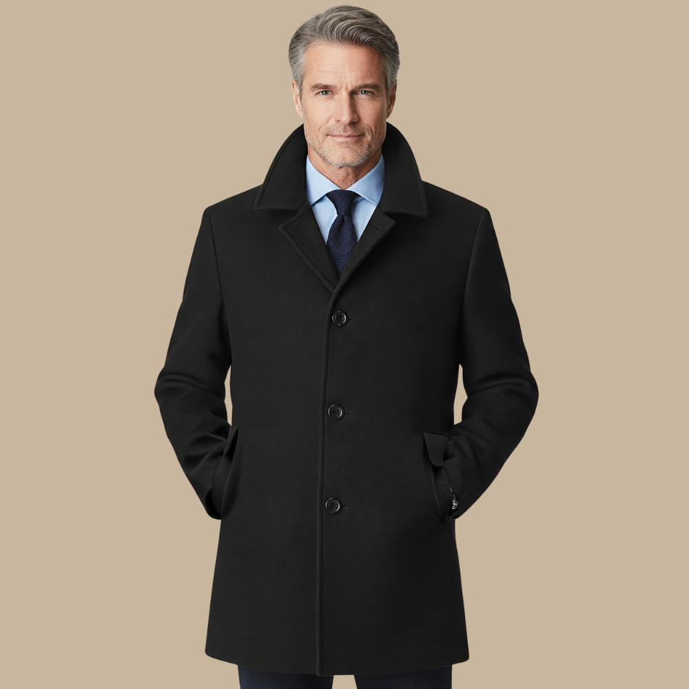 Men's Mid Length Trench Coat