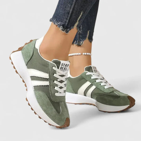 Women's Lightweight Trainers for Everyday Wear in Green