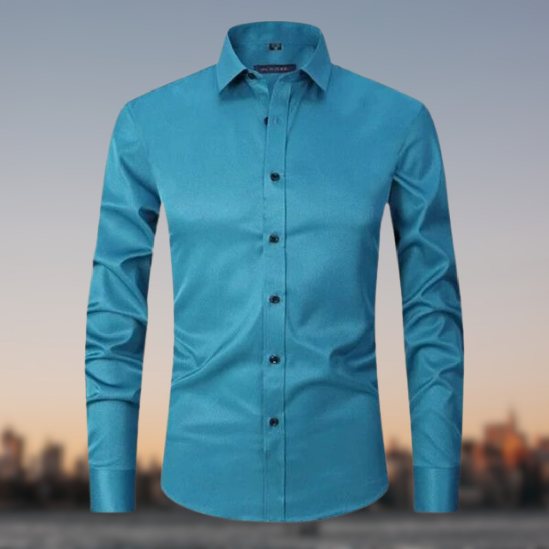 Men's Black Shirt in Light green