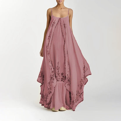 Women's Asymmetric Maxi Dress view 4
