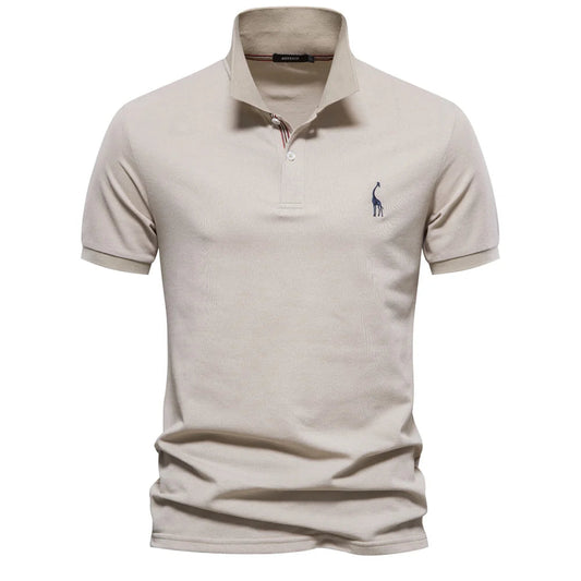 Men's Khaki Polo Shirt
