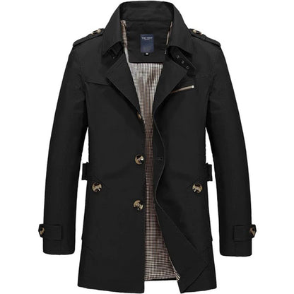 Men's Jasny khaki Trench Coat