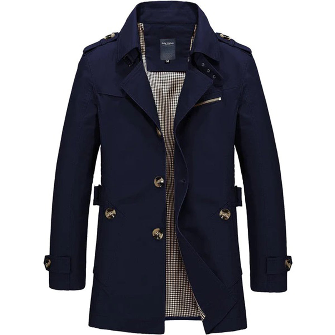Men's Jasny khaki Trench Coat