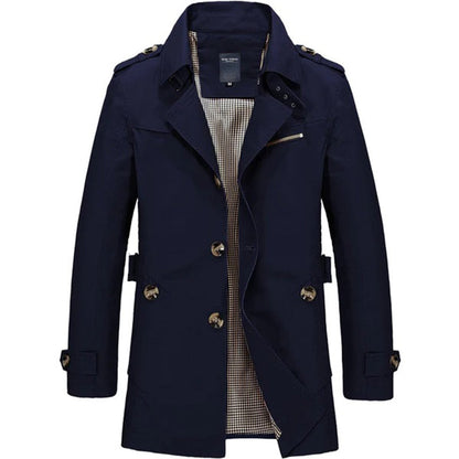 Men's Jasny khaki Trench Coat