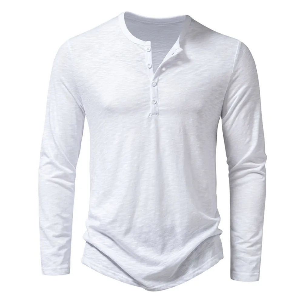 Men's Army Green Long Sleeve Shirt