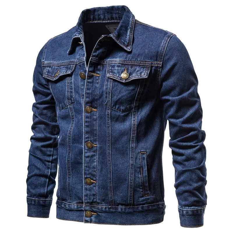 Men's Slim Fit Vintage Denim Jacket