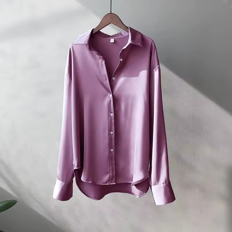 Women's Collared Relaxed Fit Blouse view 5