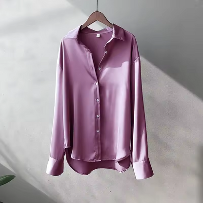 Women's Collared Relaxed Fit Blouse view 5