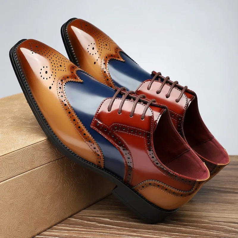 Men's White Oxford Shoes