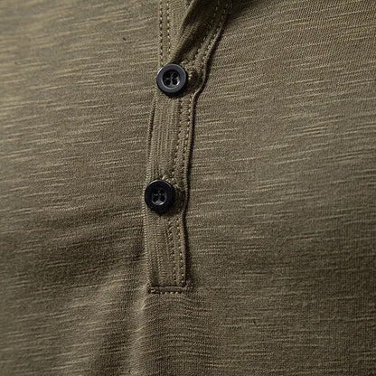 Men's Army Green Long Sleeve Shirt