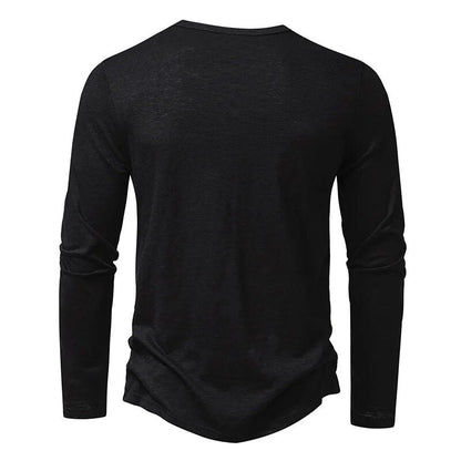Men's Army Green Long Sleeve Shirt