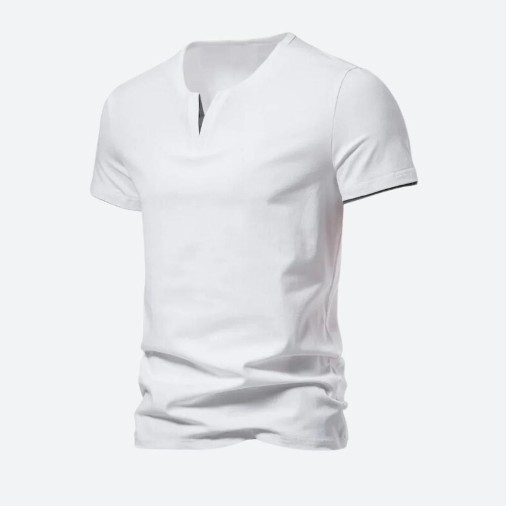 Men's White Relaxed Fit T Shirt