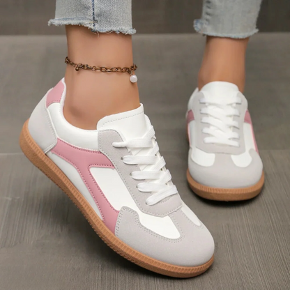 Women's Blue Walking Shoes in Pink