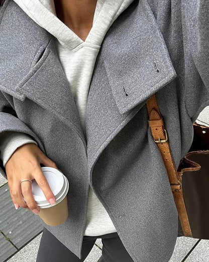 Women's Cropped Stand Collar Bomber Jacket view 4