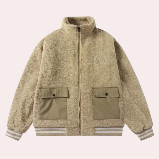 Men's Apricot Trench Coat