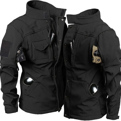 Men's Black Winter Coat in Black
