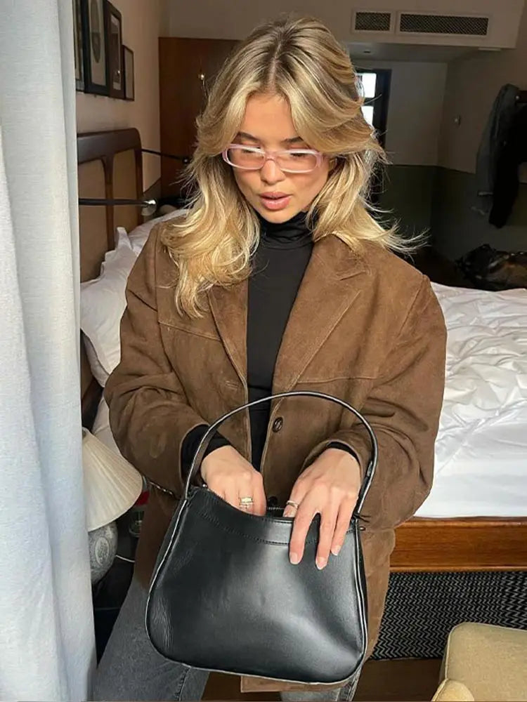 Women's Oversized Notch Lapel Winter Coat