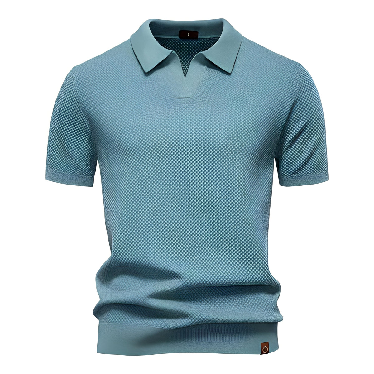 Men's Teal Short Sleeve Polo Shirt in Teal