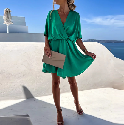 Women's Dark Green Mini Dress