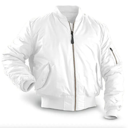 Men's Quilted Jacket in White