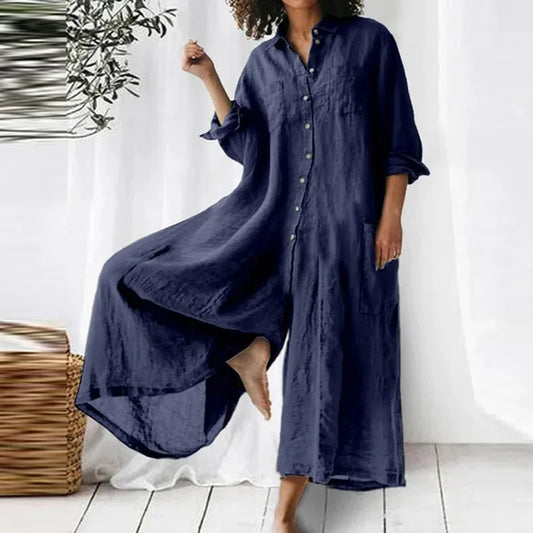 Women's Navy Maxi Dress in Navy