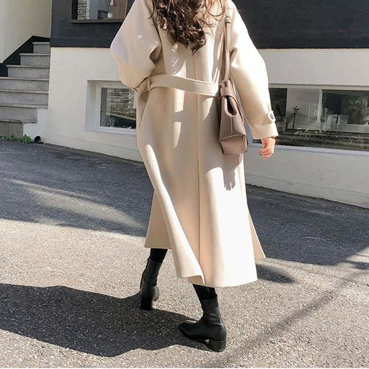 Women's Epaulette Belted Wrap Trench Coat view 2