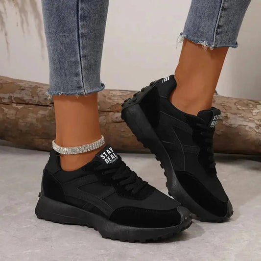 Women's Cushioned Trainers in Black