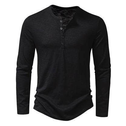 Men's Army Green Long Sleeve Shirt