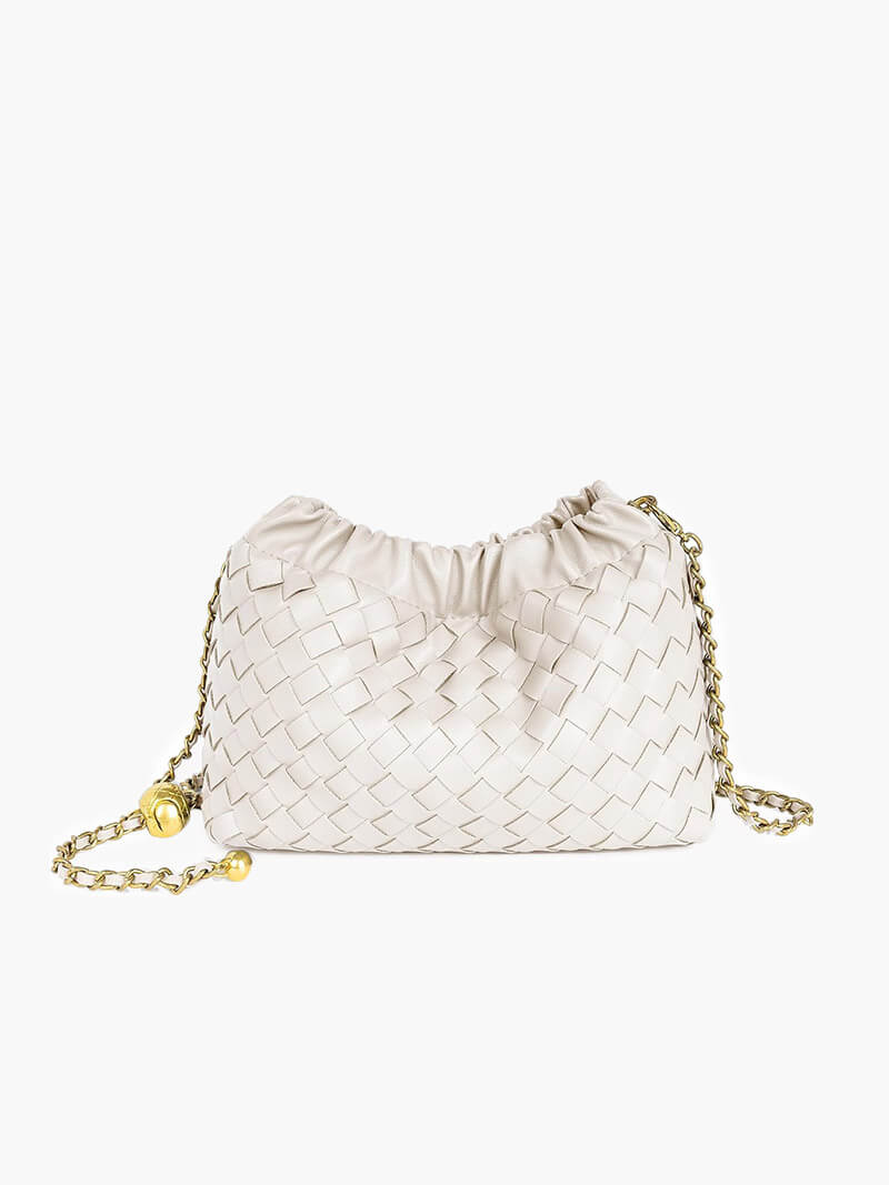 Women's White Handbag in White