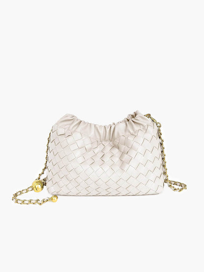 Women's White Handbag in White