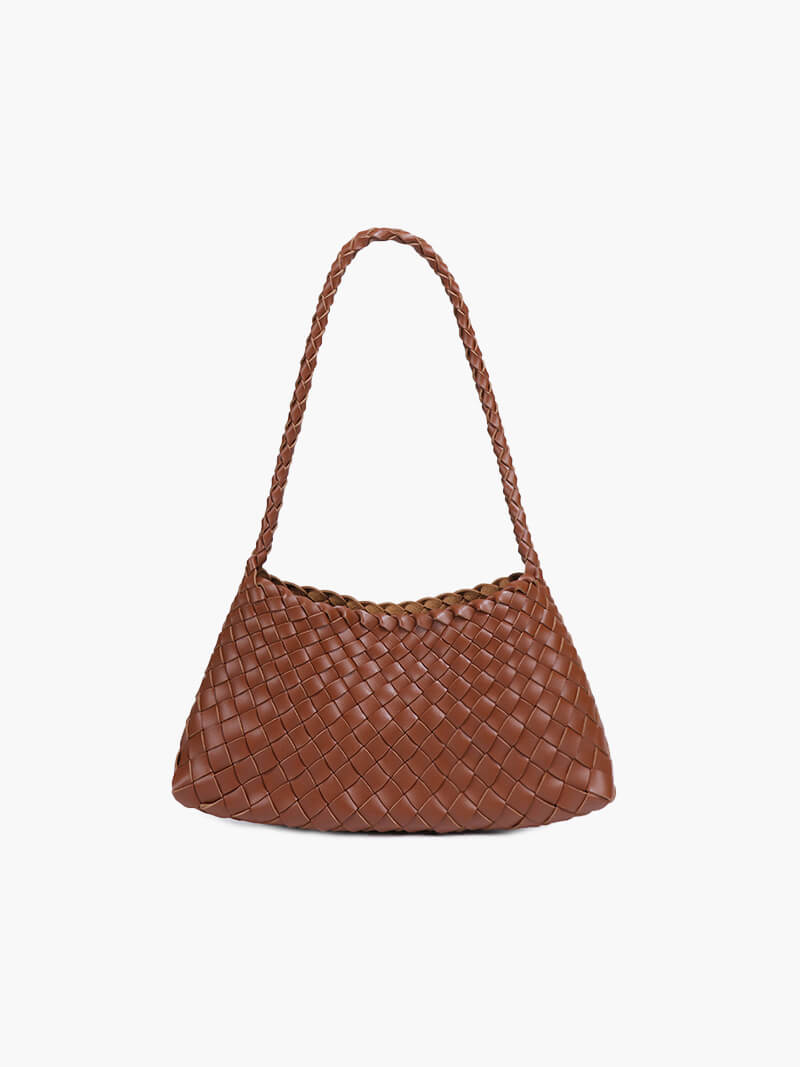 Women's Beige Handbag in Brown