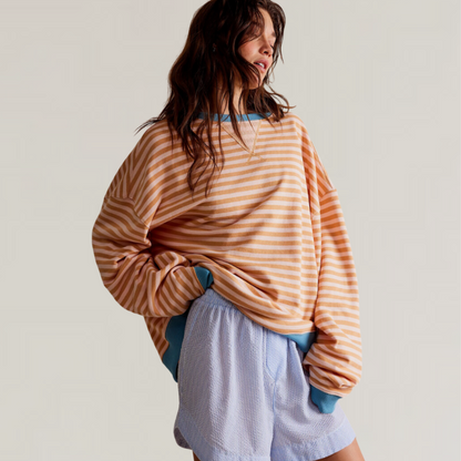 Women's Striped Knitted Jumper view 5