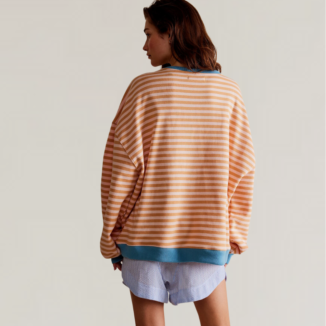 Women's Striped Knitted Jumper view 6