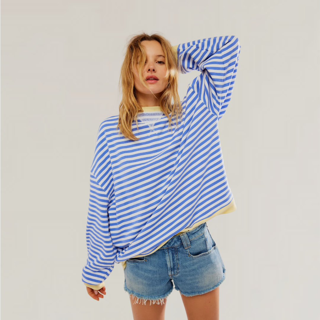 Women's Striped Knitted Jumper