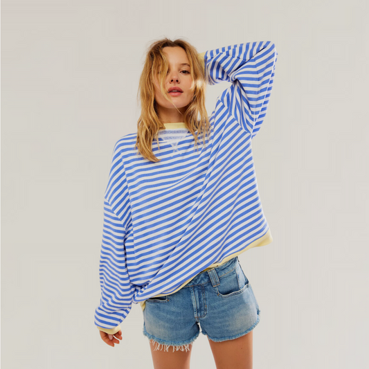Women's Striped Knitted Jumper