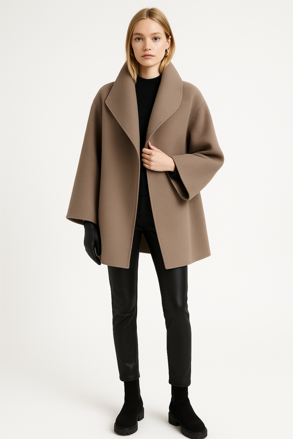 Women's Winter Coat in Khaki