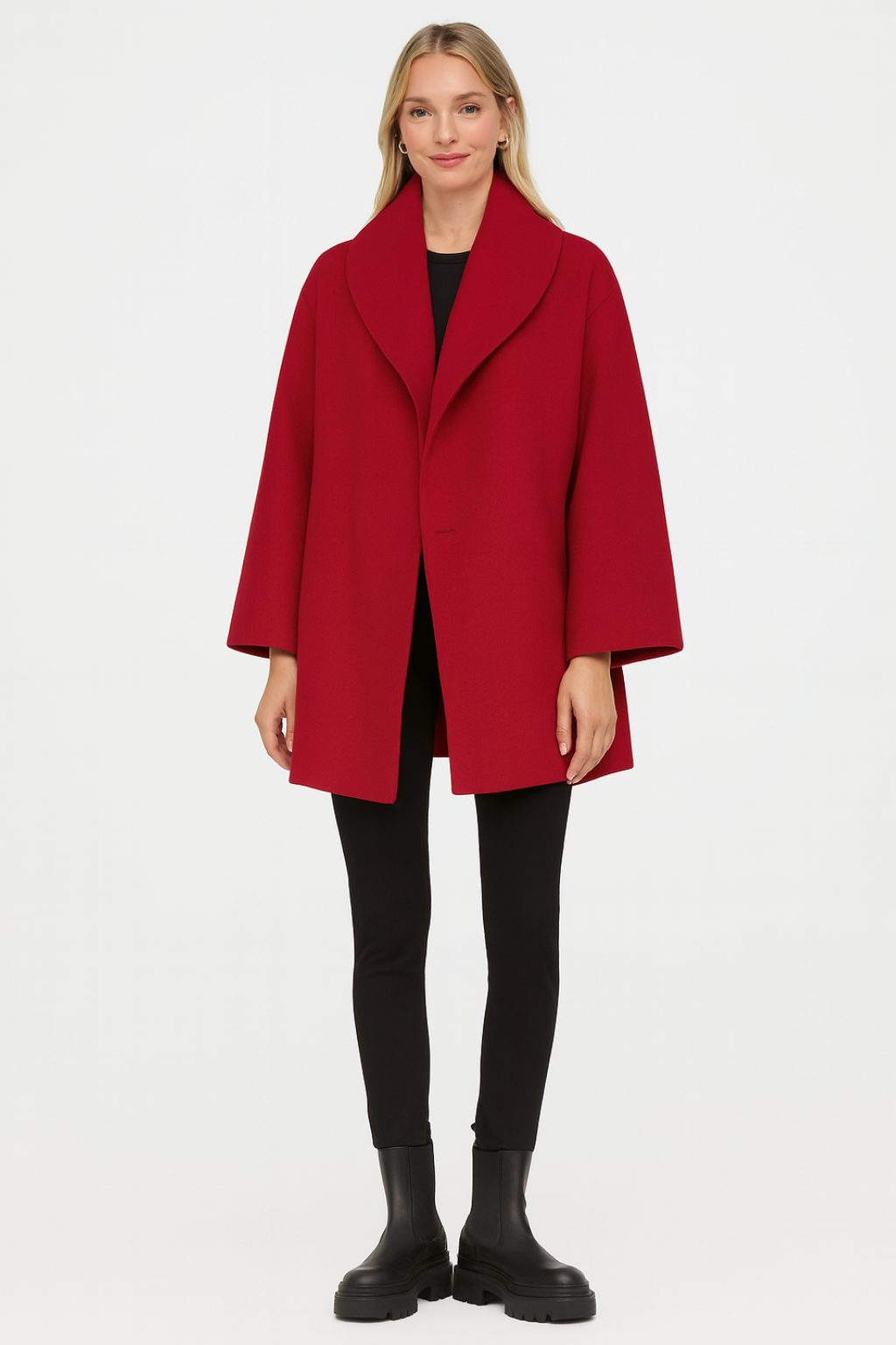 Women's Winter Coat in Red