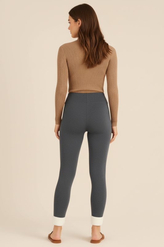 Women's High Waisted Fleece Lined Thermal Active Leggings
