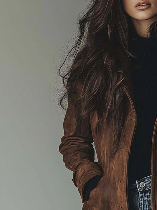 Women's Button Front Trench Coat view 2