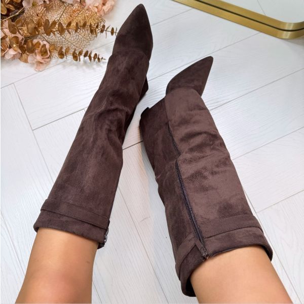 Women's Faux Leather Ankle Boots view 10