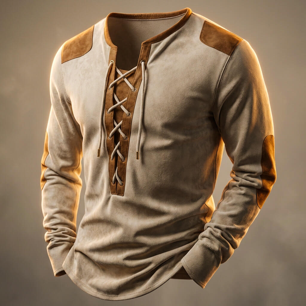 Men's Cream Beige Shirt in Cream Beige