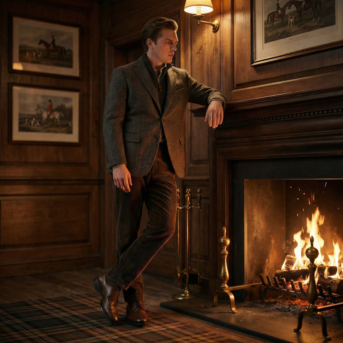 Men's Vintage Oxford Shoes