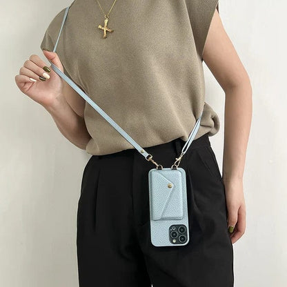 Women's Corduroy Crossbody Bag in Light Blue
