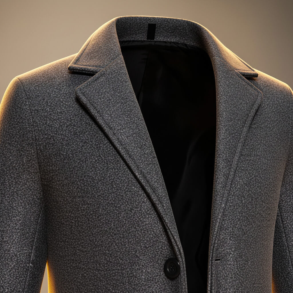 Men's Slate Gray Winter Coat