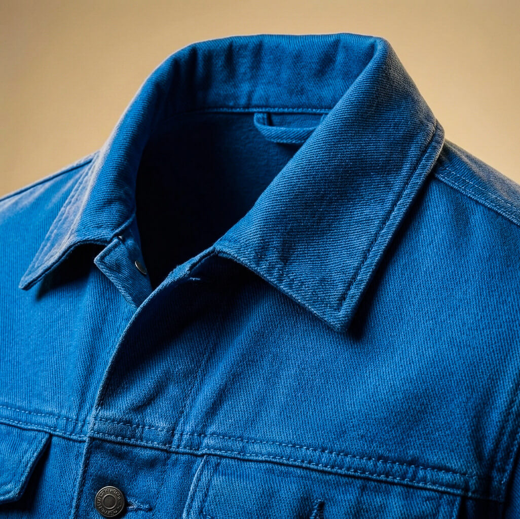 Men's Azure Blue Denim Jacket