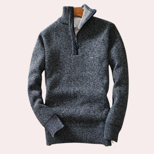 Men's Zip Up Comfort Jumper