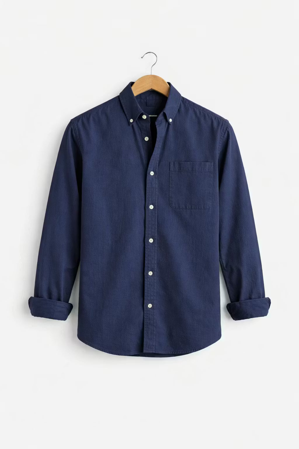 Men's Relaxed Fit Shirt in Navy Blue